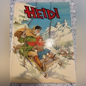 Vintage 1980 HEIDI children’s hardcover Storybook